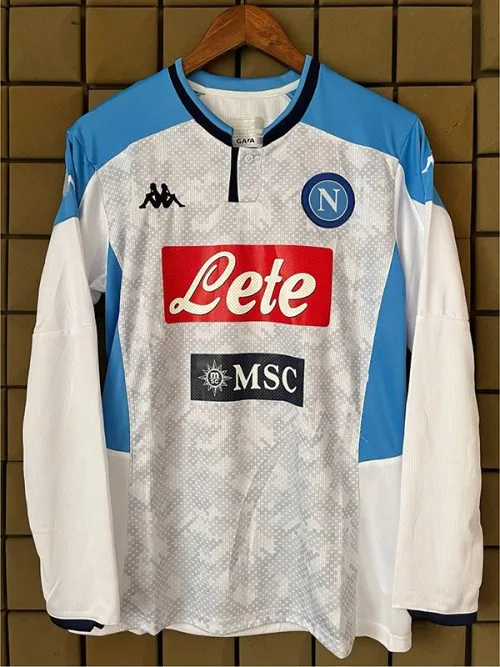2019-2020 Napoli Third Long Sleeve Retro Soccer Jersey