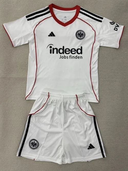 25-26 Frankfurt Away Kids Soccer Jersey