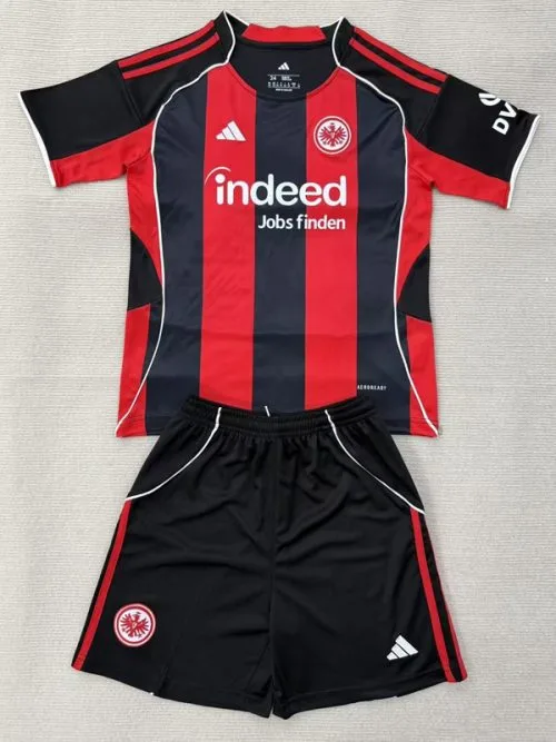 25-26 Frankfurt Home Kids Soccer Jersey