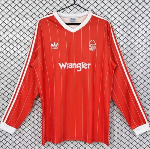 1982-1984 Nottingham Forest Home Long Sleeve Retro Soccer Jersey
